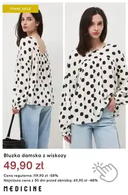 Medicine Bluzka damska z wiskozy Medicine oferta