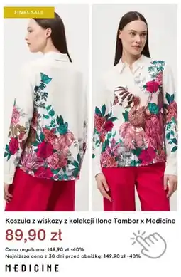 Medicine Koszula z wiskozy Medicine z kolekcji Ilona Tambor x oferta