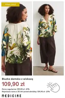 Medicine Bluzka damska z wiskozą Medicine oferta