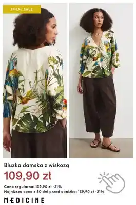 Bluzka damska z wiskozą Medicine