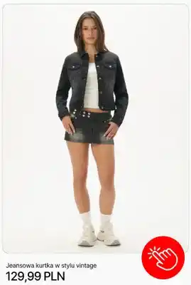 Kurtka jeansowa Cropp w stylu vintage