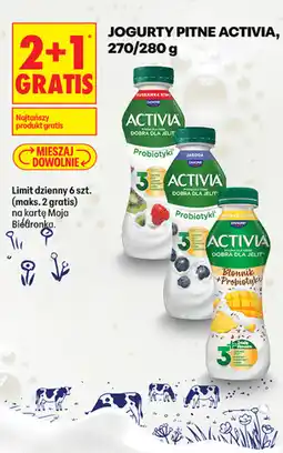 Biedronka Jogurty pitne Activia oferta