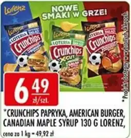 Sklepy Doroty Crunchips Papryka, American Burger, Canadian Maple Syrup oferta