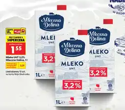 Biedronka Mleko UHT Mleczna Dolina 3,2% oferta