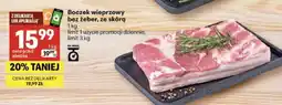 Delikatesy Centrum Boczek wieprzowy bez żeber, ze skórą oferta