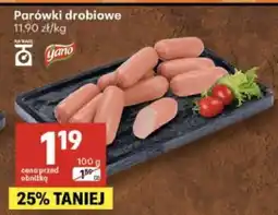Delikatesy Centrum Parówki drobiowe oferta