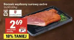 Delikatesy Centrum Boczek wędzony surowy extra oferta