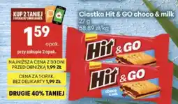 Delikatesy Centrum Ciastka Hit & GO choco & milk oferta