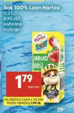 Delikatesy Centrum Sok 100% LEON HORTEX oferta
