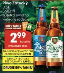 Delikatesy Centrum Piwo ŽATECKÝ oferta
