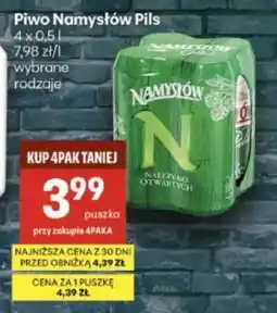 Delikatesy Centrum PIWO NAMYSŁÓW PILS oferta