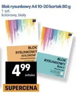 Delikatesy Centrum Blok rysunkowy A4 10-20 kartek 80 g oferta