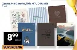 Delikatesy Centrum Zeszyt A4 60 kratka, linia M 70 G Uv Mix oferta