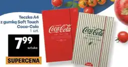 Delikatesy Centrum Teczka A4 z gumką Soft Touch Coca-Cola oferta