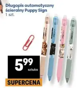 Delikatesy Centrum Długopis automatyczny ścieralny Puppy Sign oferta
