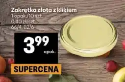 Delikatesy Centrum Zakrętka złota z klikiem oferta