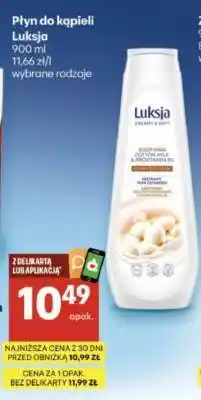 Delikatesy Centrum Płyn do kąpieli Luksja oferta
