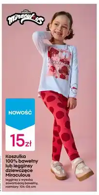 Pepco Koszulka dziewczęca Miraculous 100% bawełny oferta