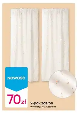 Pepco Zasłony 2-pak oferta