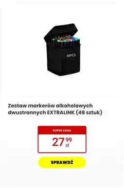 Media Expert Zestaw markerów alkoholowych dwustronnych Extralink oferta