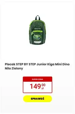 Plecak STEP BY STEP Junior Kiga Mini Dino Nilo Zielony