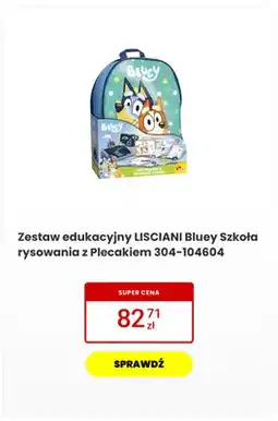 Media Expert Zestaw edukacyjny Lisciani Bluey Szkoła rysowania z plecakiem oferta