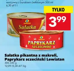 Lewiatan Sałatka pikantna z makreli Lewiatan oferta