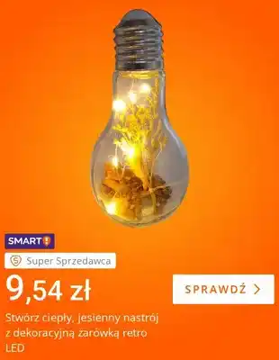 Żarówka dekoracyjna retro LED