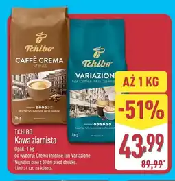 ALDI Kawa ziarnista Tchibo Caffè Crema Intense oferta