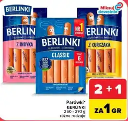 Carrefour Parówki BERLINKI oferta