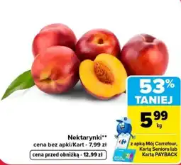 Carrefour Nektarynki** oferta