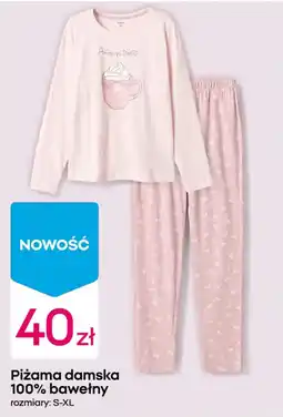 Pepco Piżama damska 100% bawełny oferta