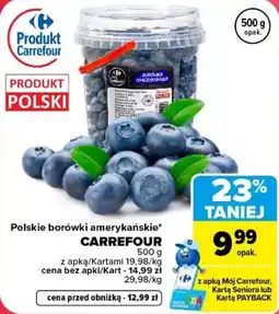 Carrefour Polskie borówki amerykańskie* oferta