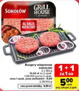Carrefour Burgery wieprzowe SOKOŁÓW oferta