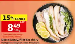 Auchan Dorsz świeży, filet bez skóry oferta