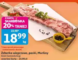 Auchan Żeberka wieprzowe, paski, Morliny oferta