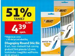 Auchan Długopisy Round Stic Bic oferta