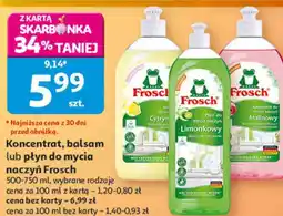 Auchan Koncentrat, balsam lub płyn do mycia naczyń Frosch oferta