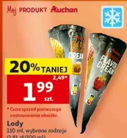 Auchan Lody rożek Auchan oferta