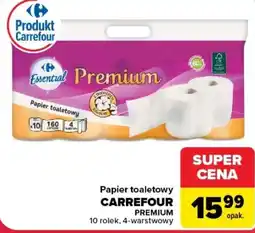 Carrefour Papier toaletowy CARREFOUR PREMIUM oferta