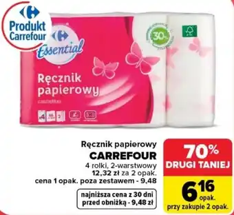 Carrefour Ręcznik papierowy Carrefour oferta