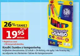 Auchan Kredki Jumbo z temperówką oferta