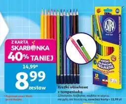 Auchan Kredki ołówkowe Astra oferta