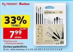 Auchan Zestaw pędzleków oferta
