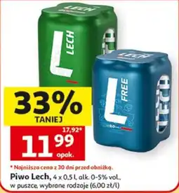 Auchan Piwo Lech oferta