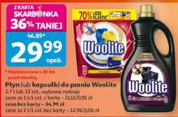 Auchan Płyn lub kapsułki do prania Woolite oferta