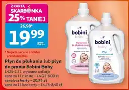 Auchan Płyn do płukania lub płyn do prania Bobini Baby oferta