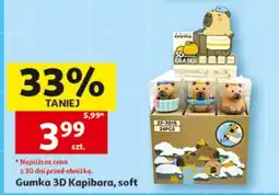 Auchan Gumka 3D Kapibara, soft oferta