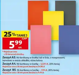 Auchan Zeszyt A5 oferta