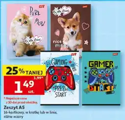 Auchan Zeszyt A5 oferta